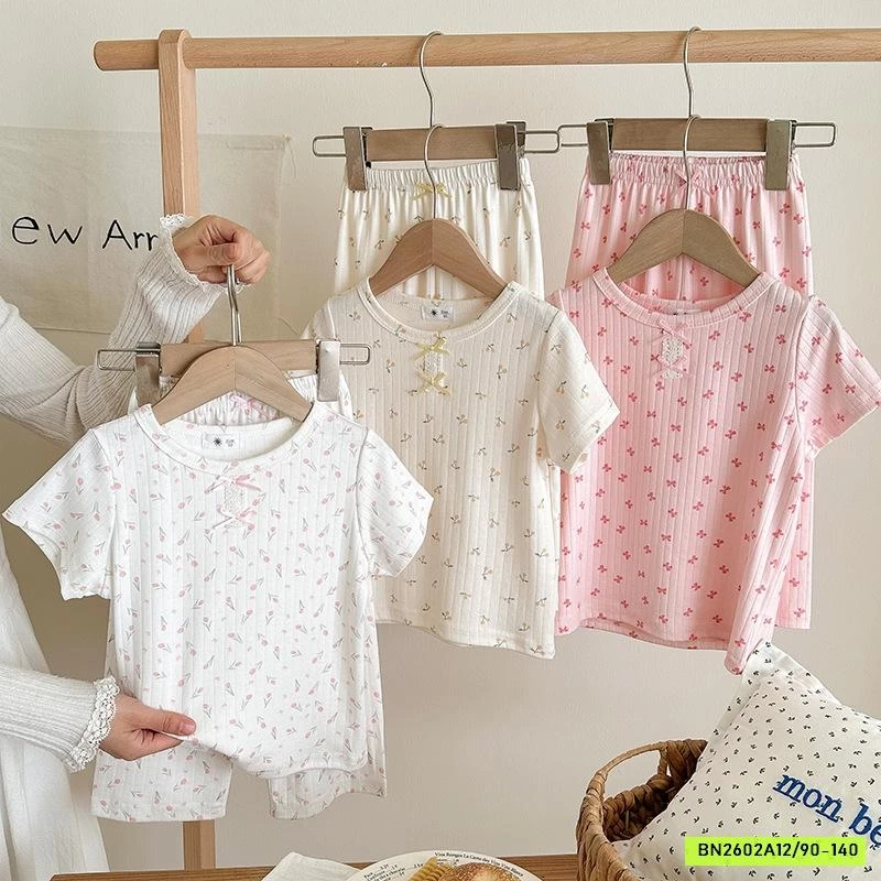 SÉT BỘ COTTON GIẤY HOA NHÍ