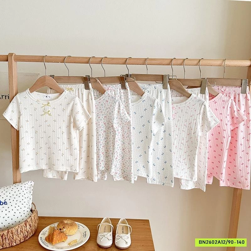 SÉT BỘ COTTON GIẤY HOA NHÍ