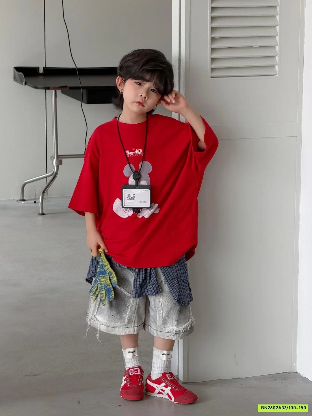 ÁO THUN MICKEY ĐỎ