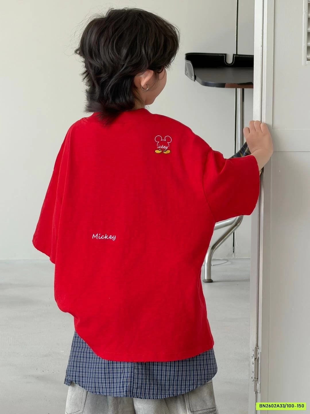 ÁO THUN MICKEY ĐỎ