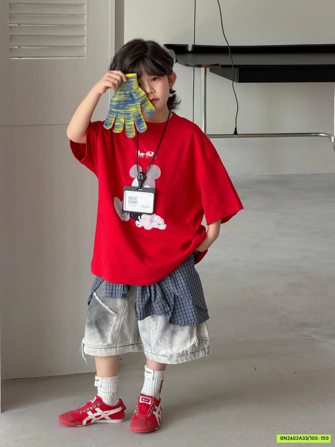 ÁO THUN MICKEY ĐỎ