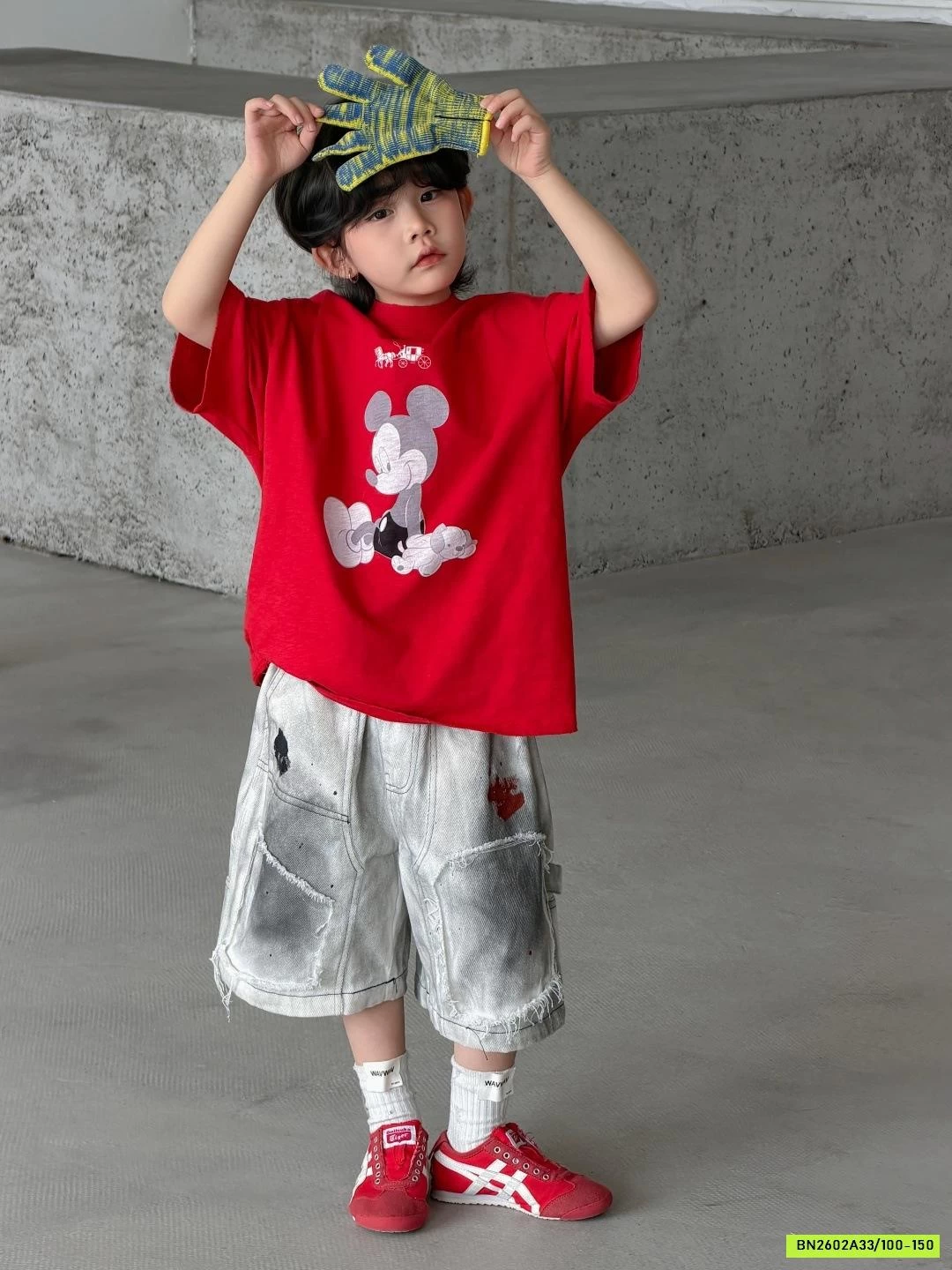 ÁO THUN MICKEY ĐỎ