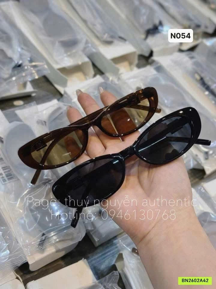 SÉT MŨ + KÍNH NÂU TRẦM SALEEE