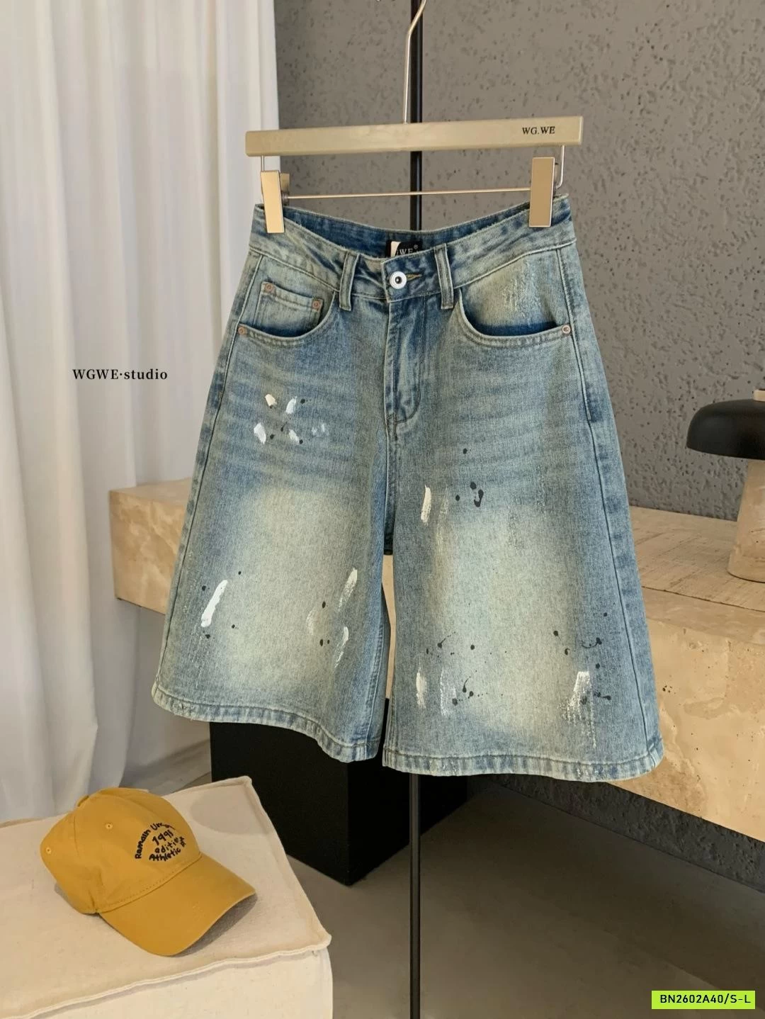 JEANS LỬNG VẢY SƠN WGWE8753
