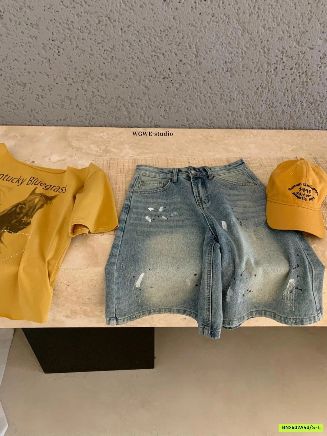 JEANS LỬNG VẢY SƠN WGWE8753