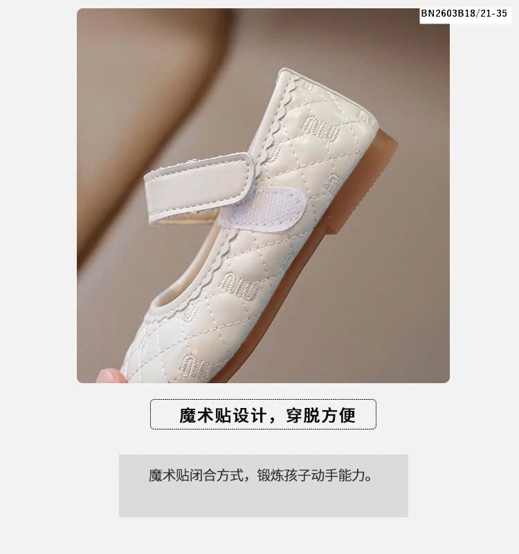 GIÀY BÚP BÊ MÁY TRÁM THÊU CHỮ