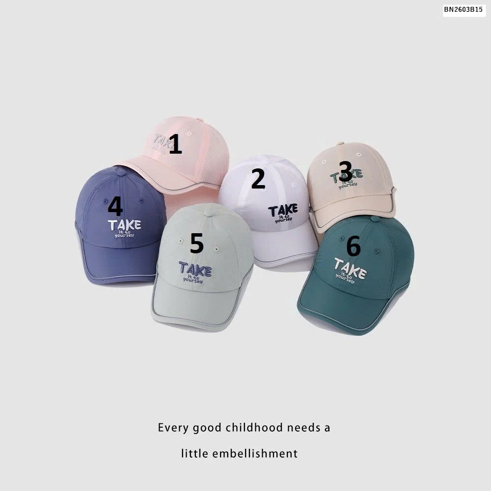 MŨ KẾT VẢI DÙ CHỮ TAKE