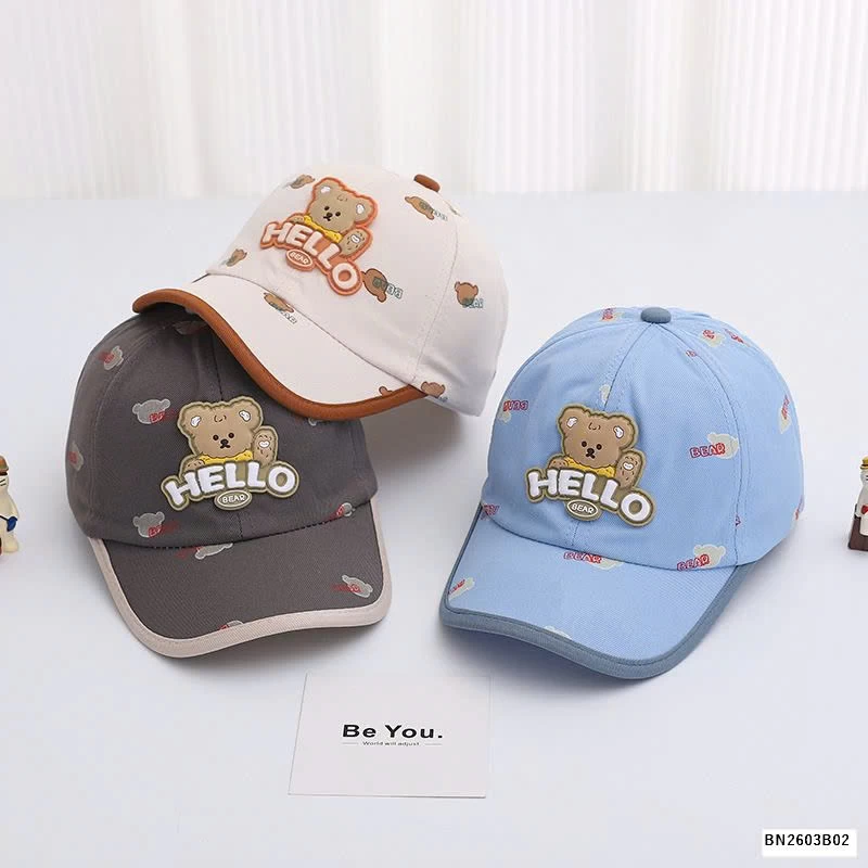 MŨ LƯỠI TRAI GẤU HELLO