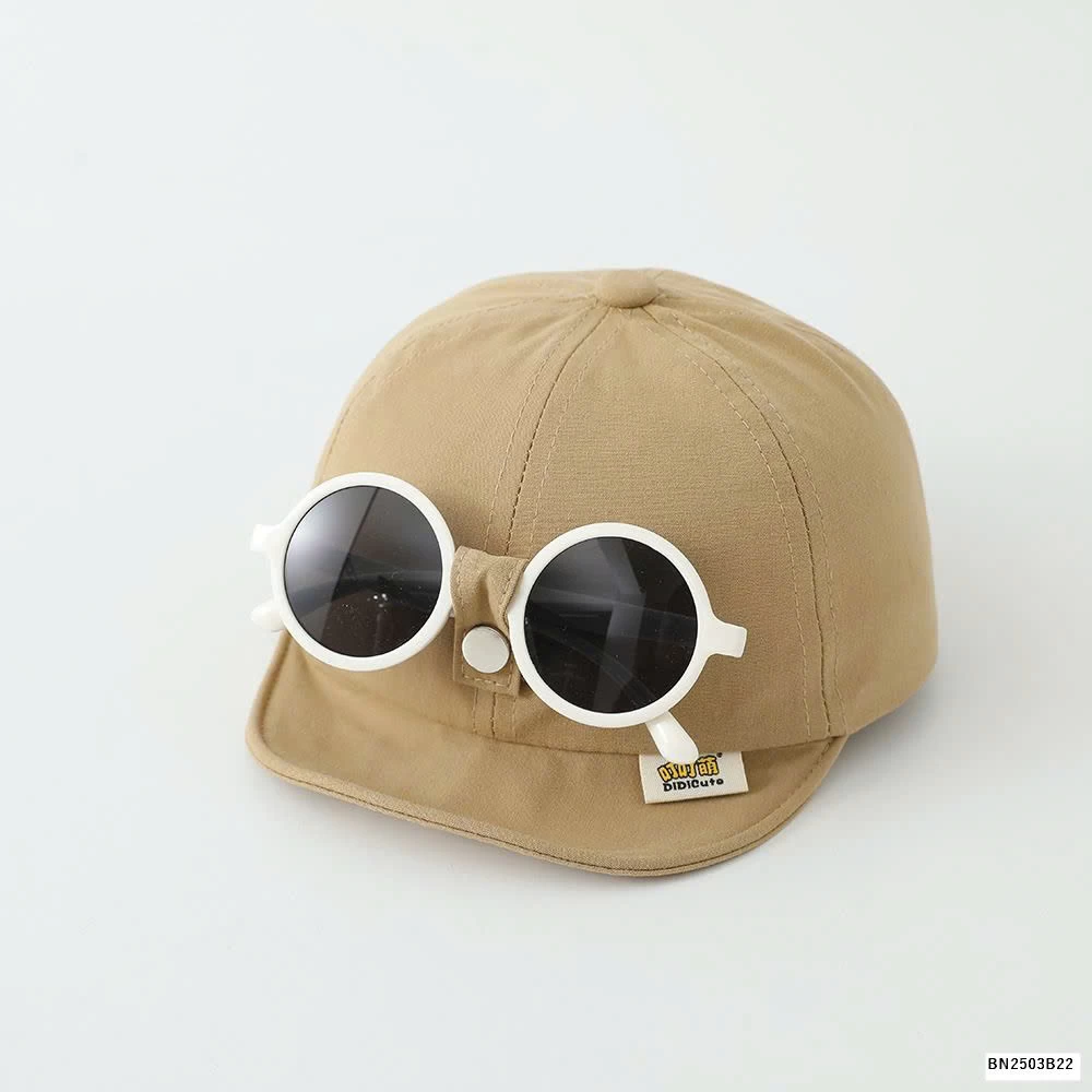 MŨ LƯỠI TRAI KÈM KÍNH NHÍ