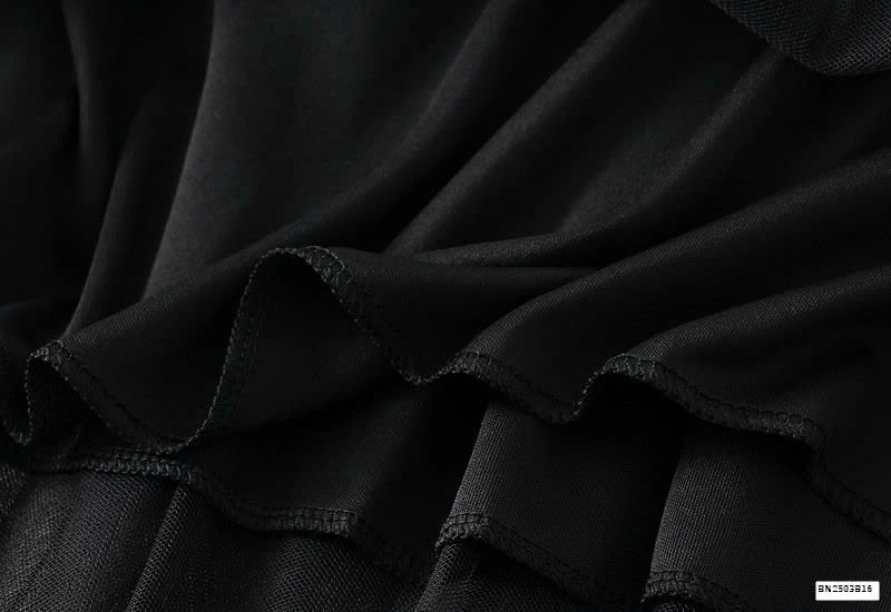 CHÂN VÁY VOAN ANGEL PHỐI NƠ