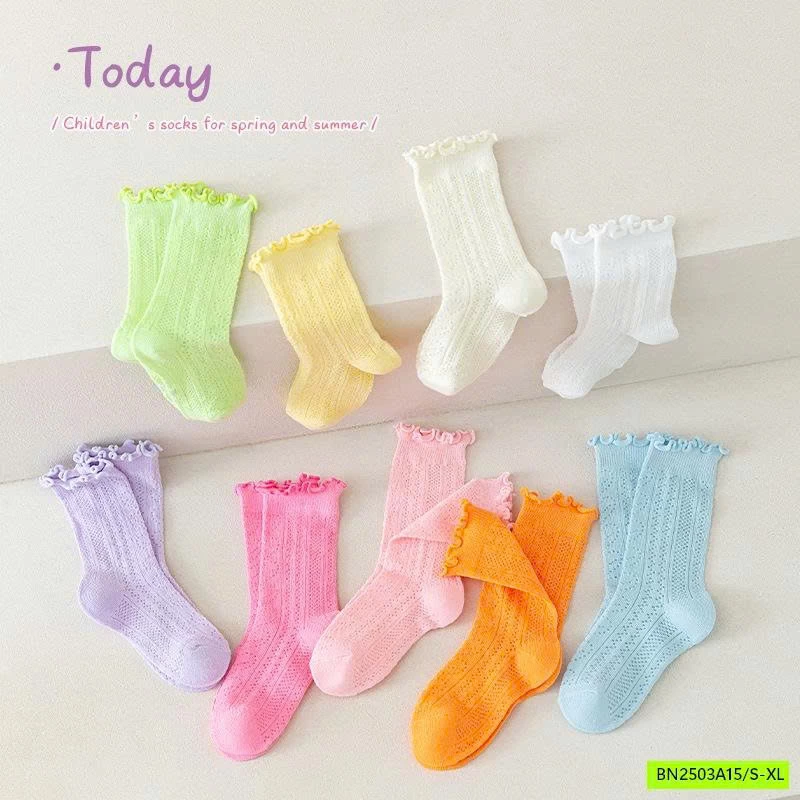 TẤT LƯỚI NGANG GỐI SẮC MÀU