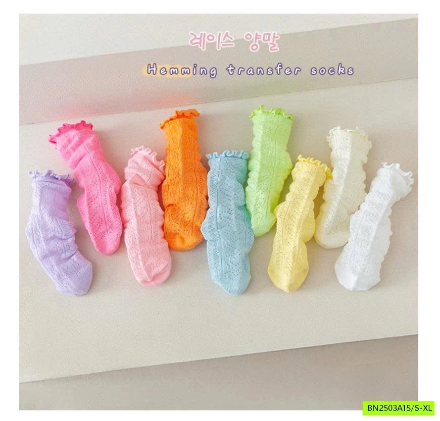 TẤT LƯỚI NGANG GỐI SẮC MÀU