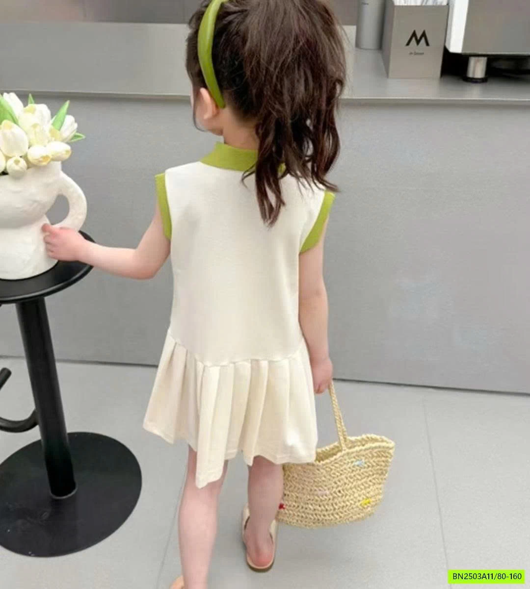 ĐẦM POLO SÁT NÁCH XẾP LY