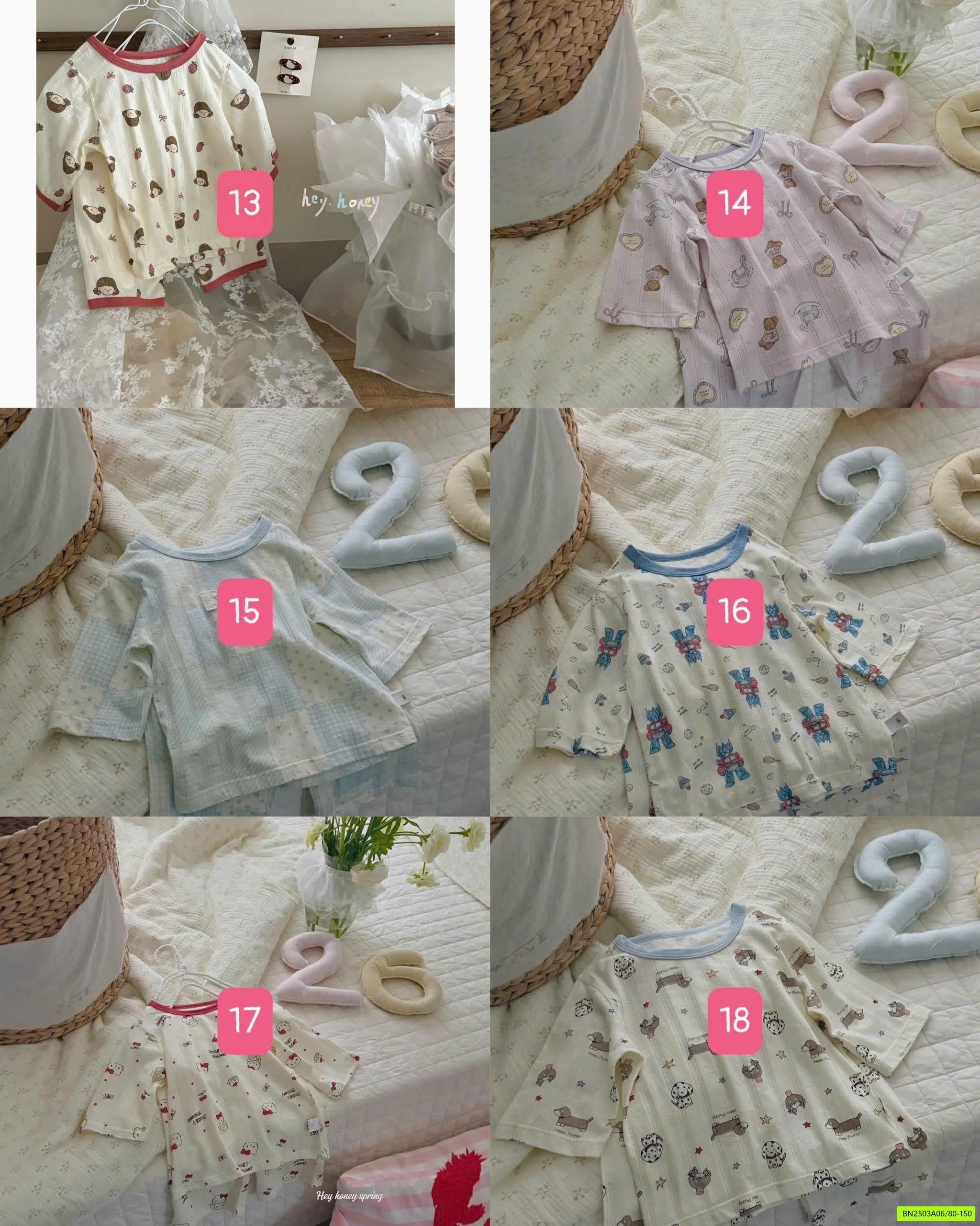 BỘ LỠ COTTON GIẤY HONEY