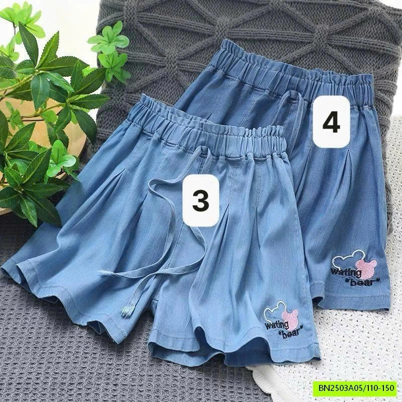 QUẦN SHORT DENIM GIẤY BÉ