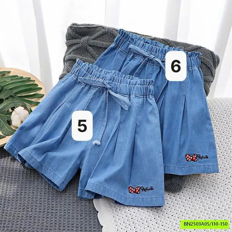 QUẦN SHORT DENIM GIẤY BÉ