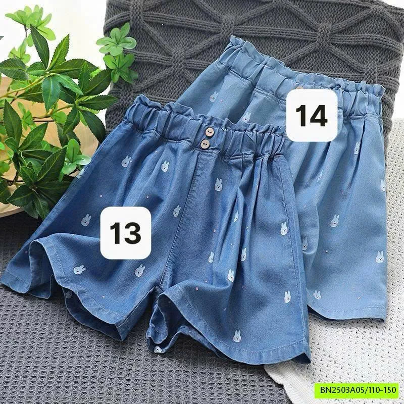 QUẦN SHORT DENIM GIẤY BÉ