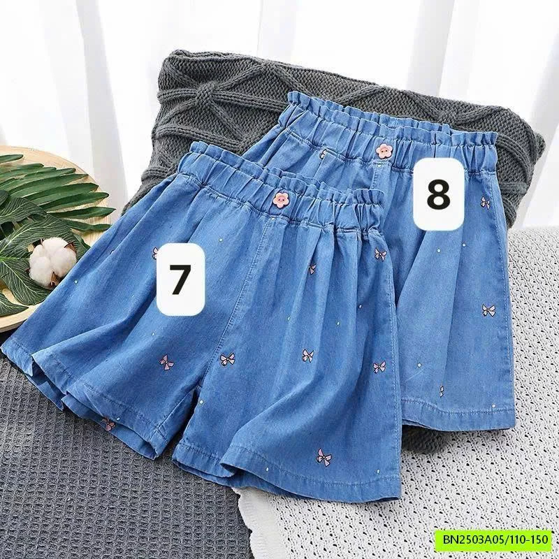 QUẦN SHORT DENIM GIẤY BÉ