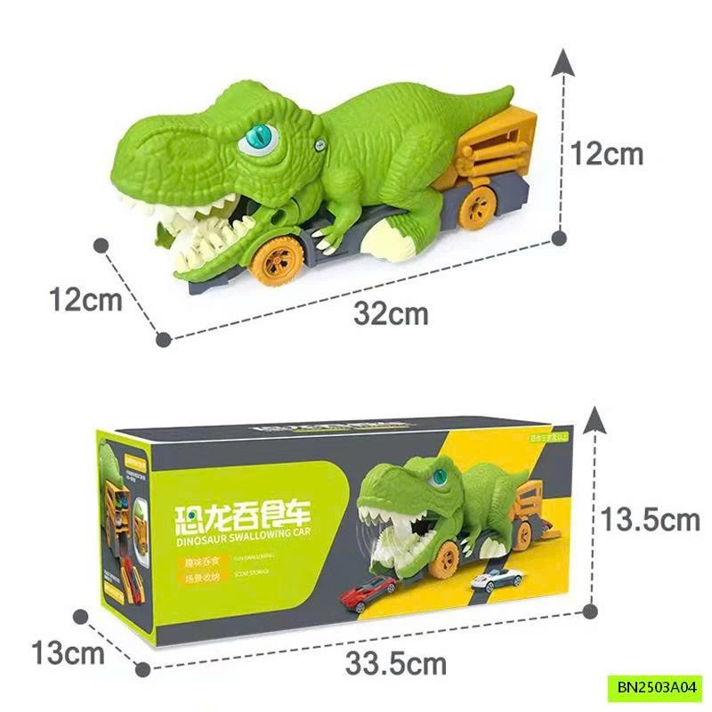 ĐỒ CHƠI KHỦNG LONG NUỐT Ô TÔ CHO BÉ