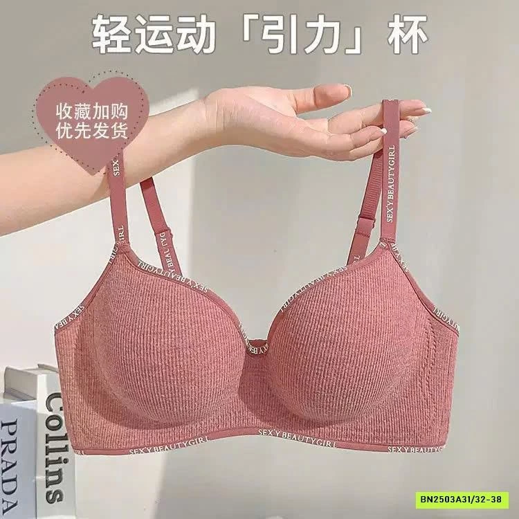 ÁO BRA VIỀN CHỮ KHÔNG GỌNG