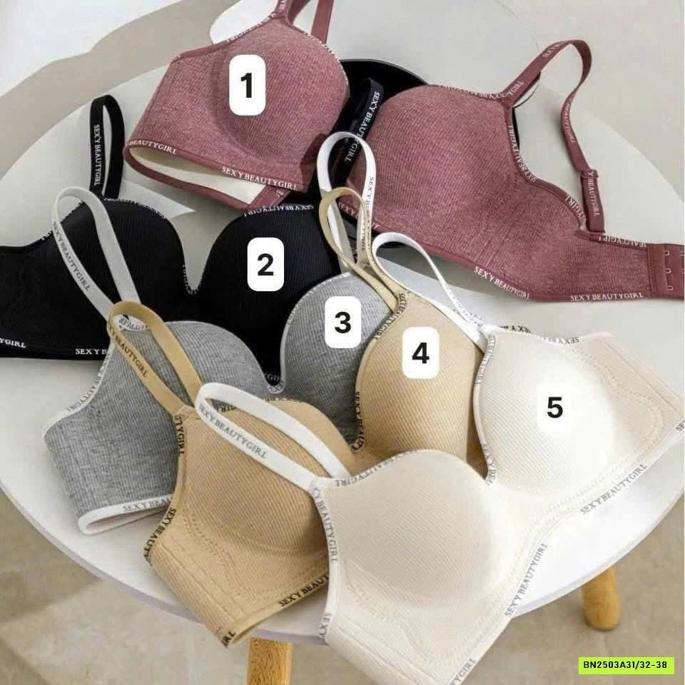 ÁO BRA VIỀN CHỮ KHÔNG GỌNG