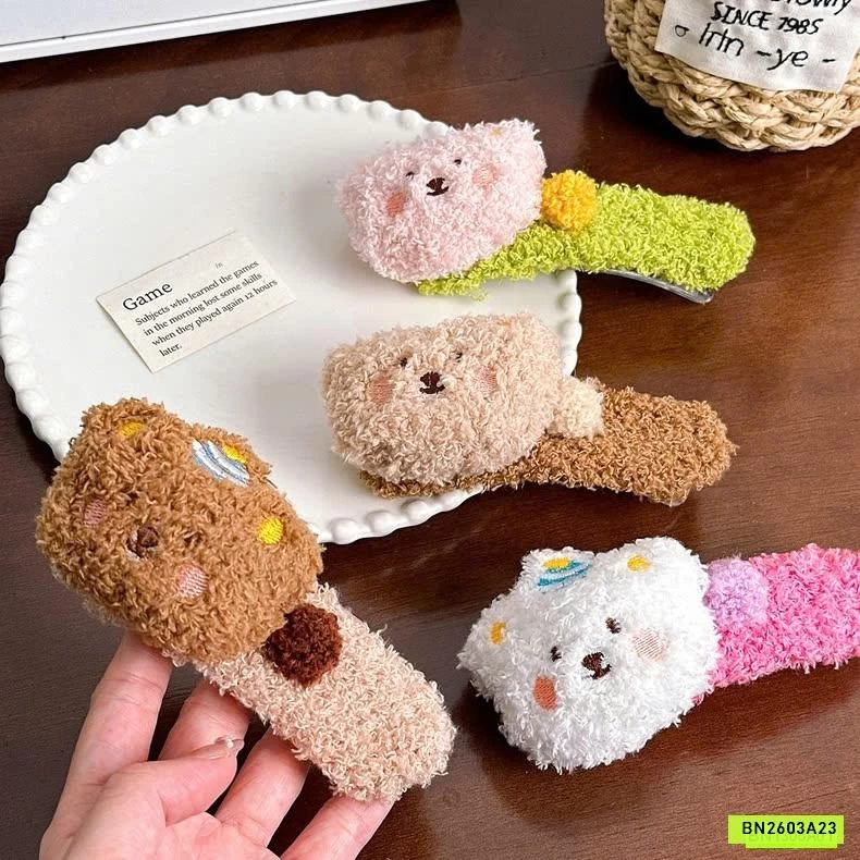 SÉT 4 KẸP TÓC BÔNG KUTE