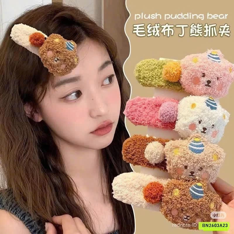 SÉT 4 KẸP TÓC BÔNG KUTE