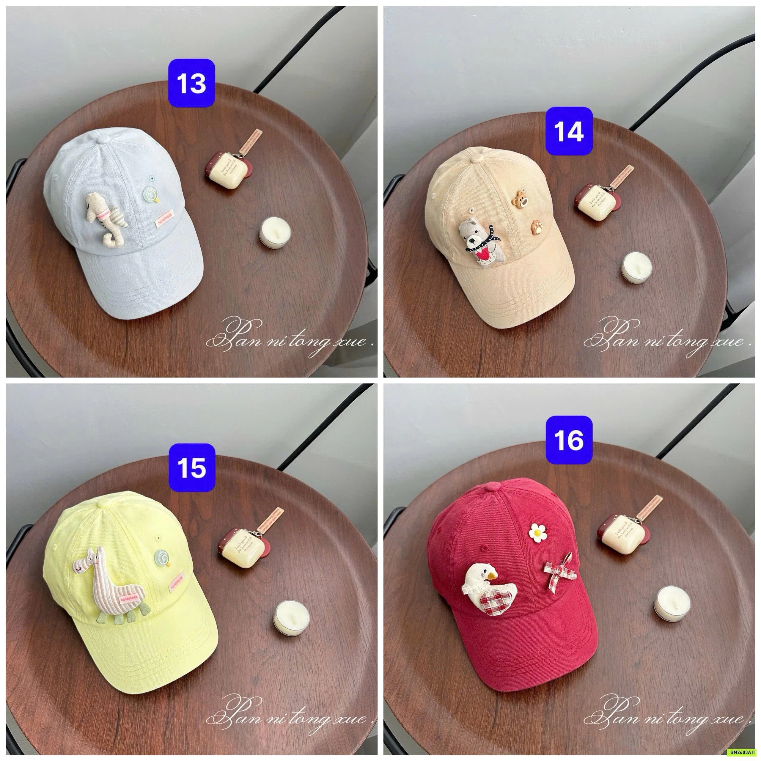 MŨ KẾT GẮN THÚ BÔNG