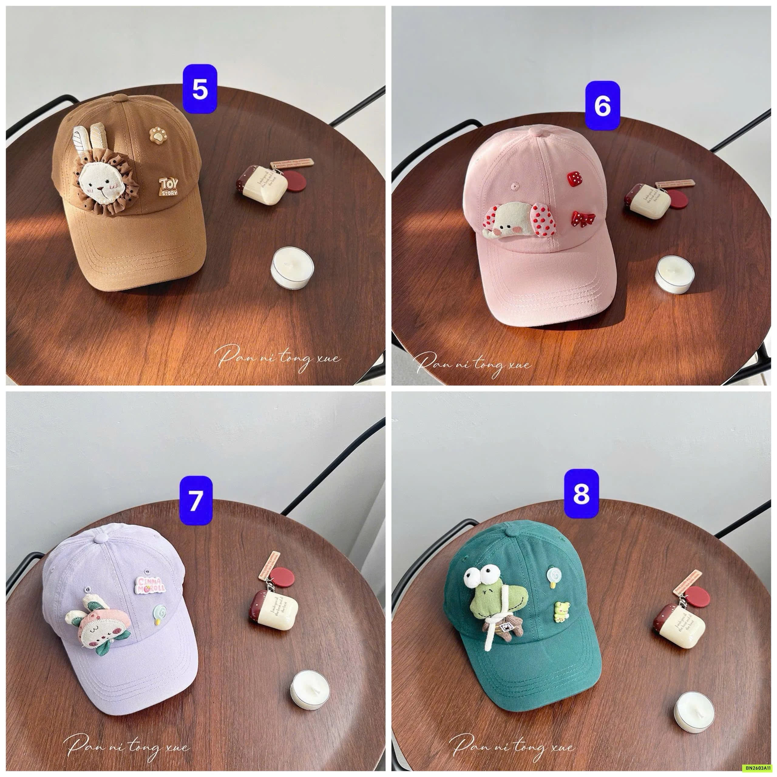 MŨ KẾT GẮN THÚ BÔNG
