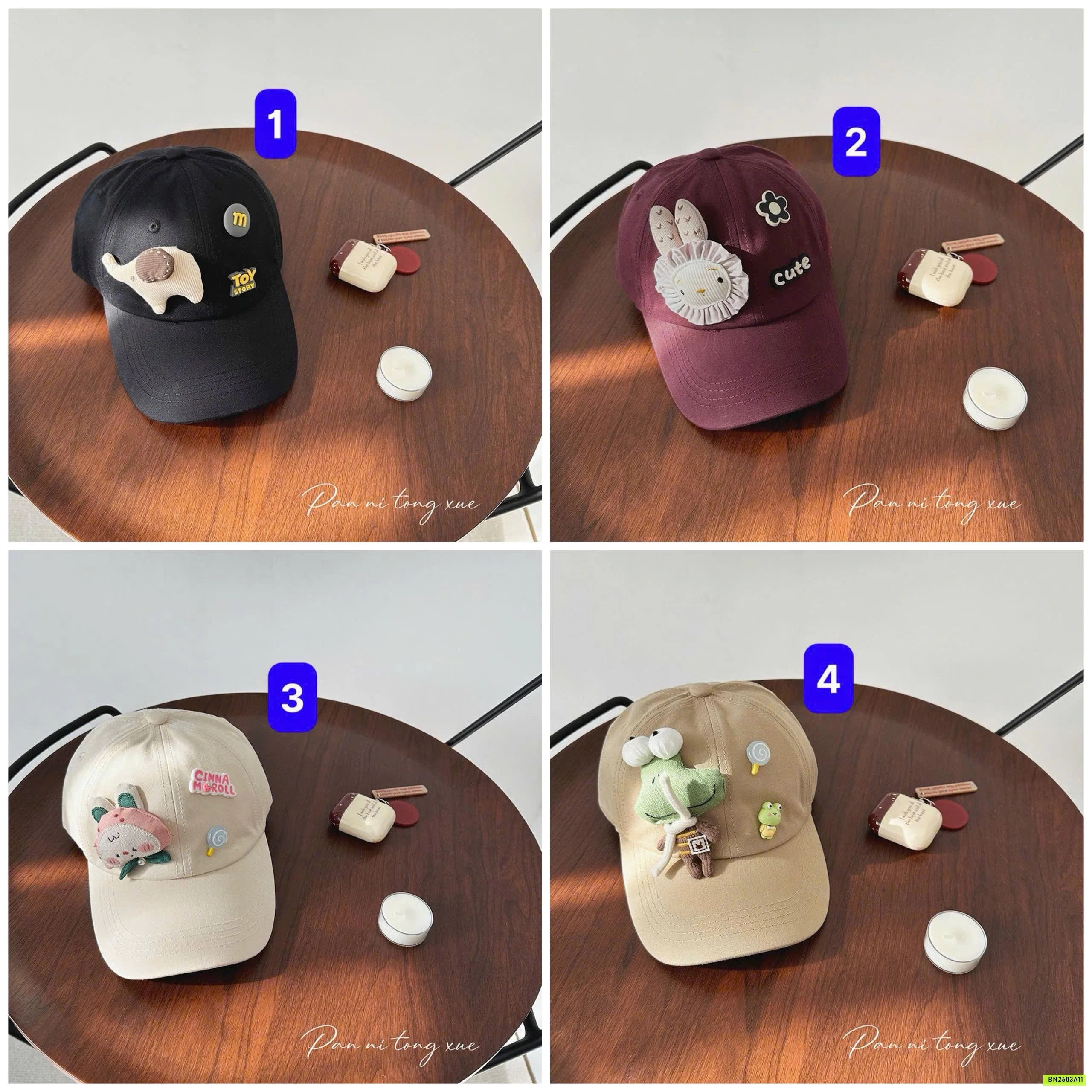 MŨ KẾT GẮN THÚ BÔNG