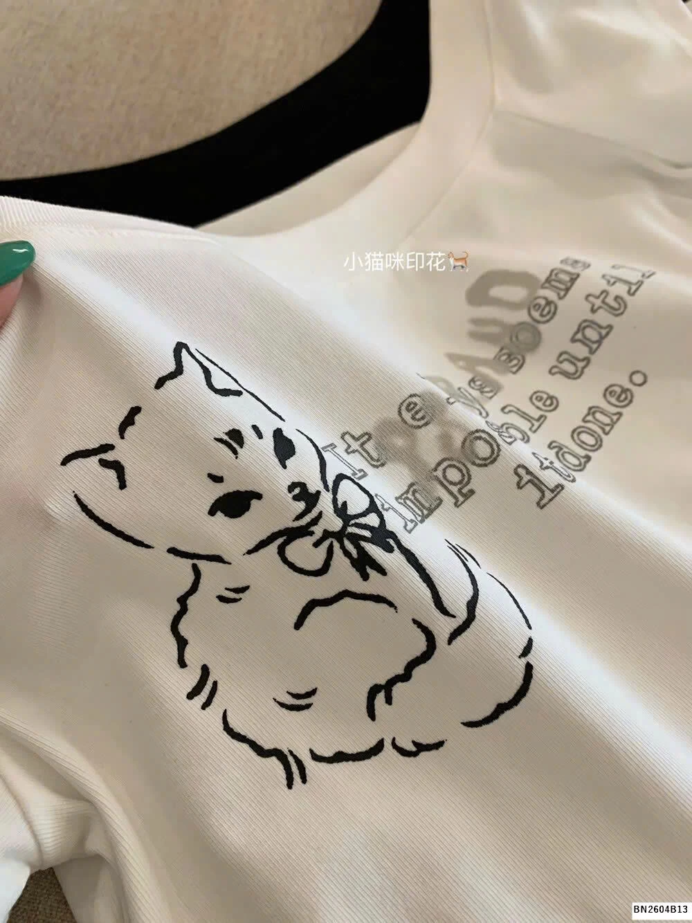 ÁO THUN LỆCH VAI WGWE