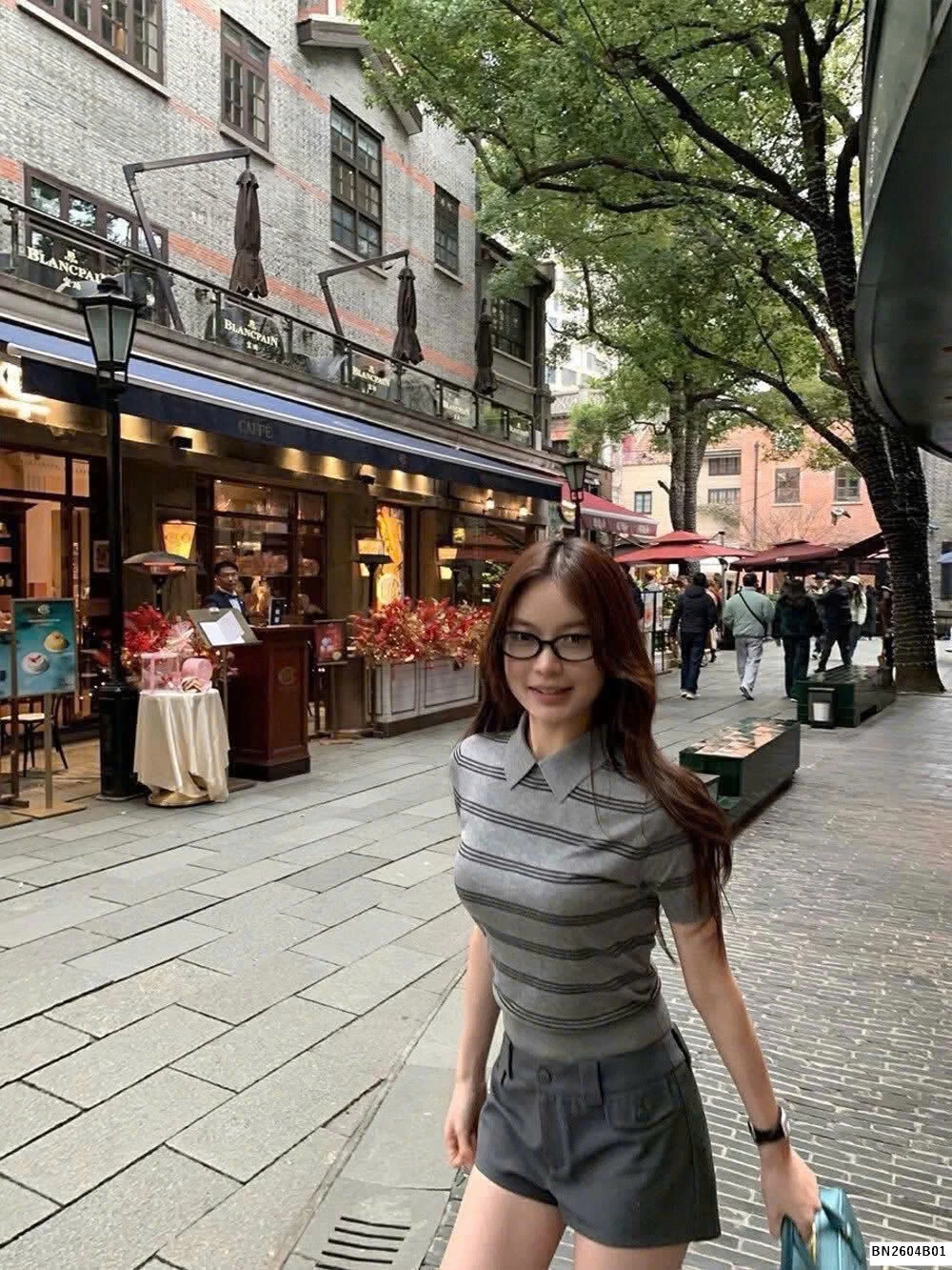 ÁO POLO KẺ NGANG WGWE