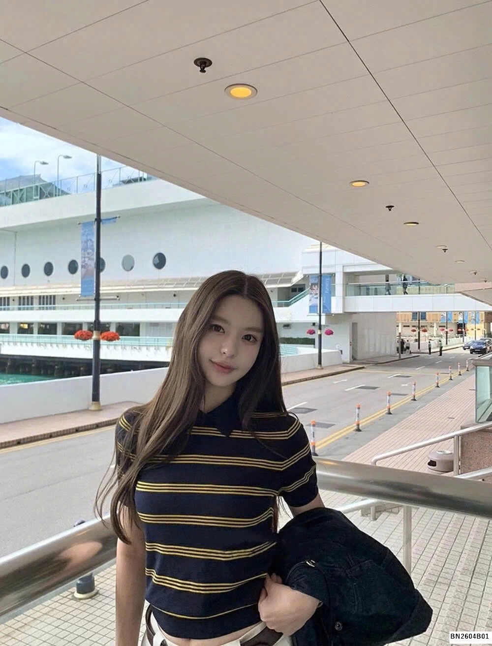 ÁO POLO KẺ NGANG WGWE