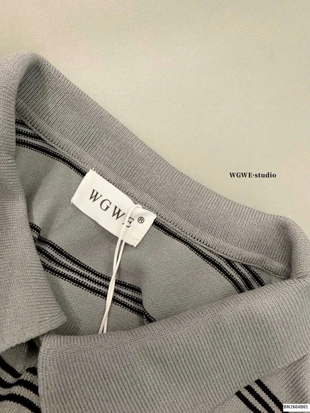 ÁO POLO KẺ NGANG WGWE