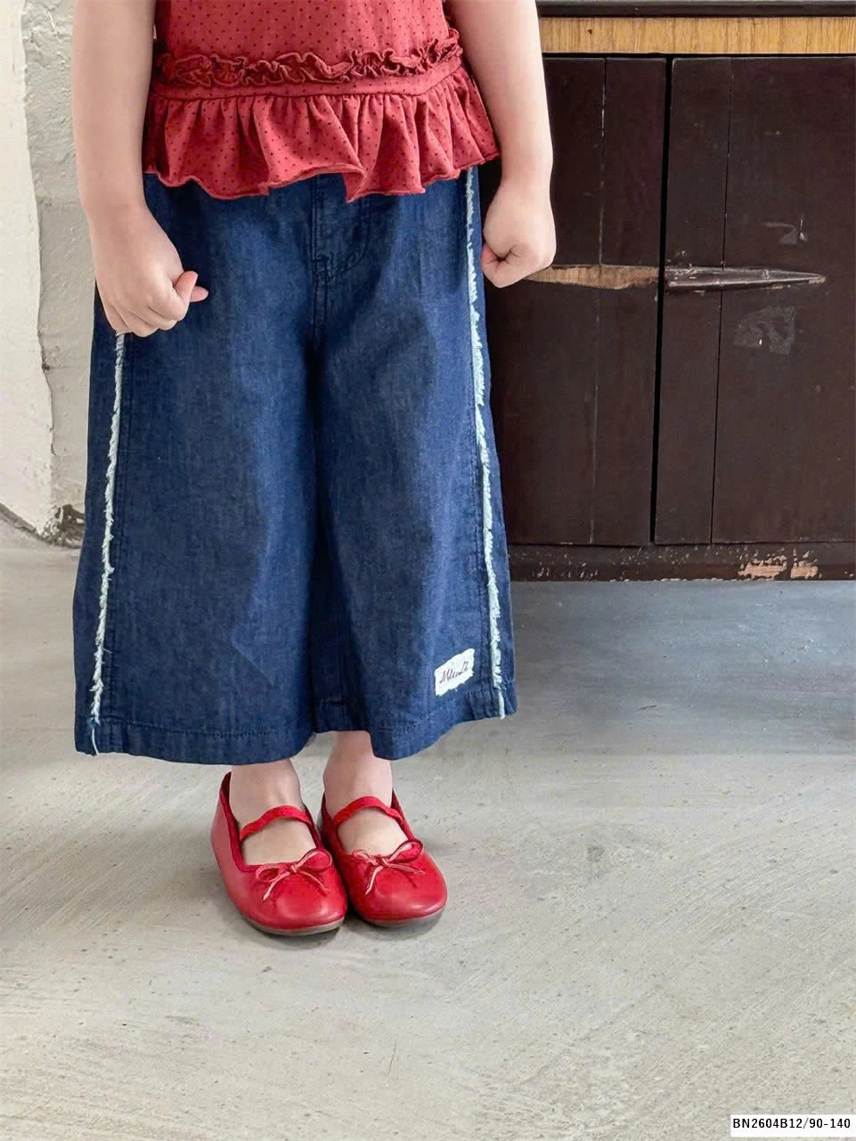 SÉT ÁO 2 DÂY ĐỎ MIX JEAN SUÔNG