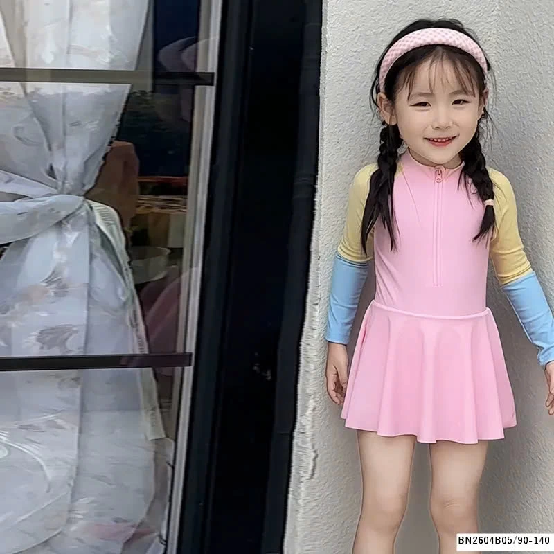 Bộ bơi phủ váy phối màu