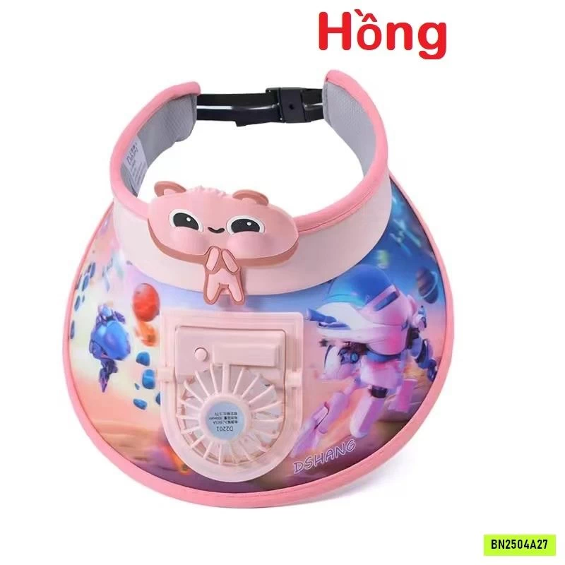 MŨ CHỐNG NẮNG NỬA ĐẦU KÈM QUẠT