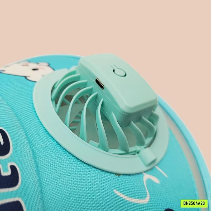 MŨ CHỐNG NẮNG KÈM QUẠT SANRIO