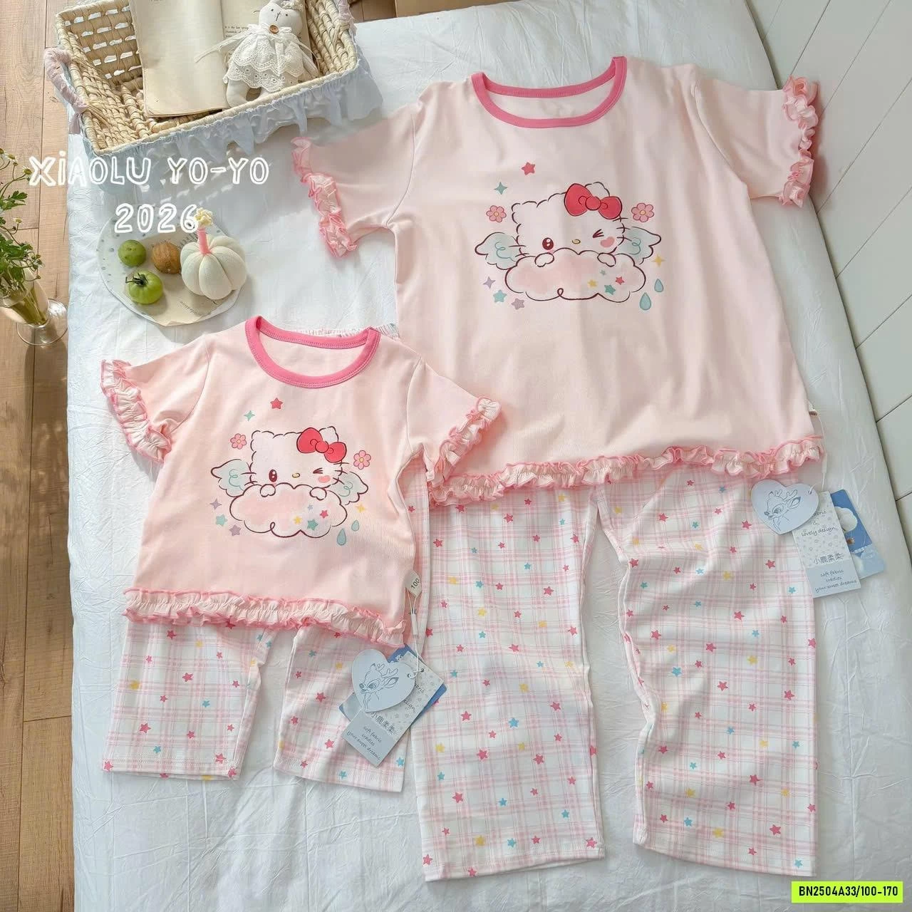 BỘ NGỦ SANRIO MẸ BÉ