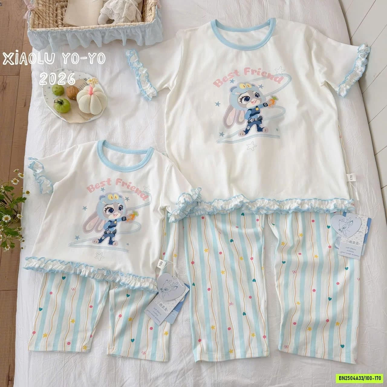 BỘ NGỦ SANRIO MẸ BÉ