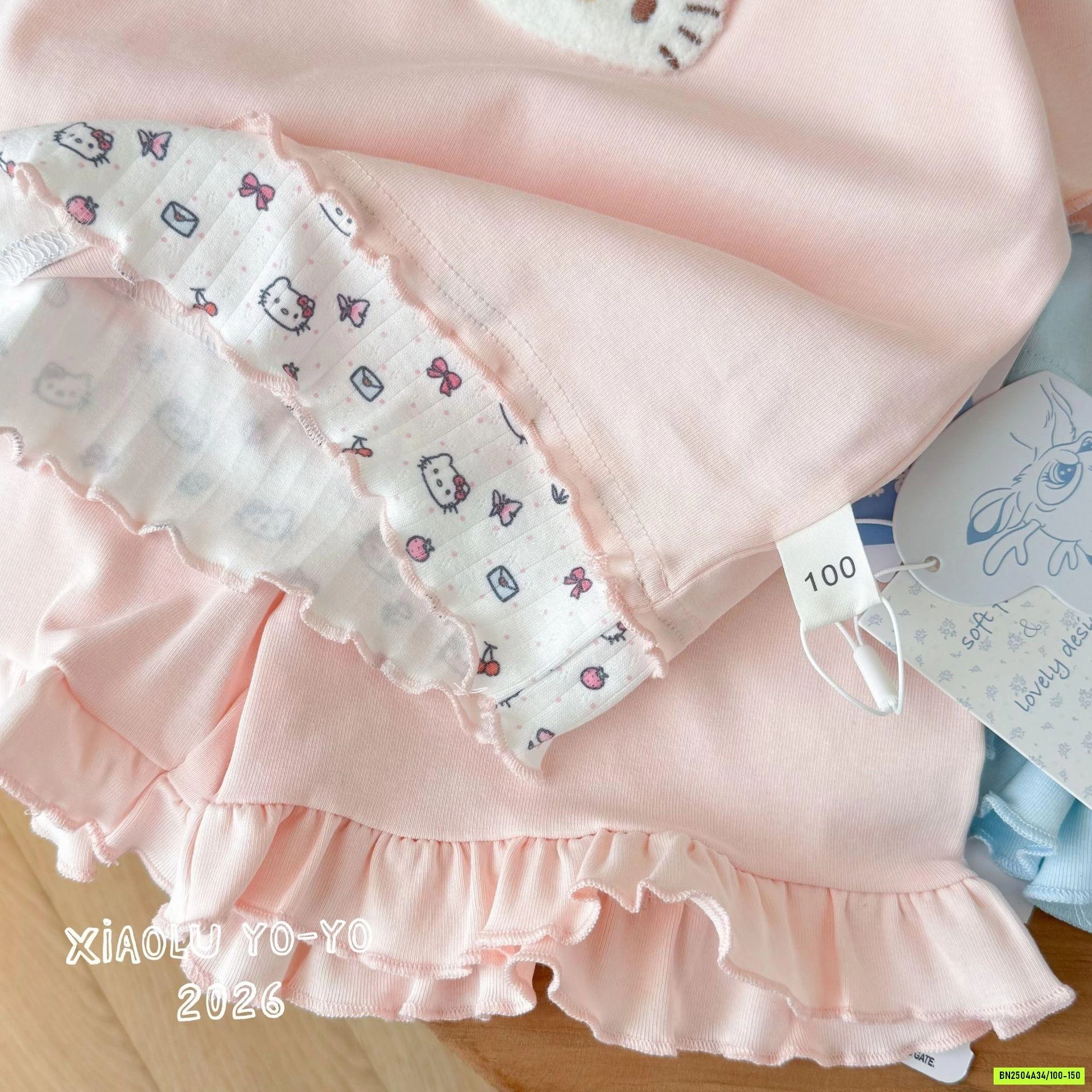 BỘ COTTON VIỀN BÈO SANRIO
