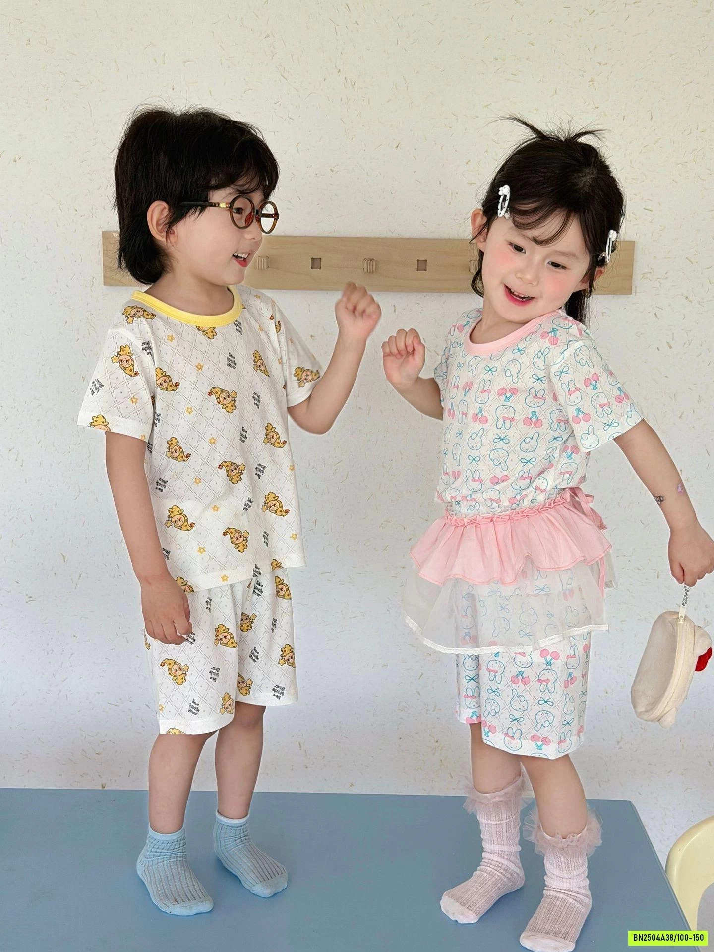 BỘ COTTON GIẤY THÔNG HƠI HOẠT HÌNH