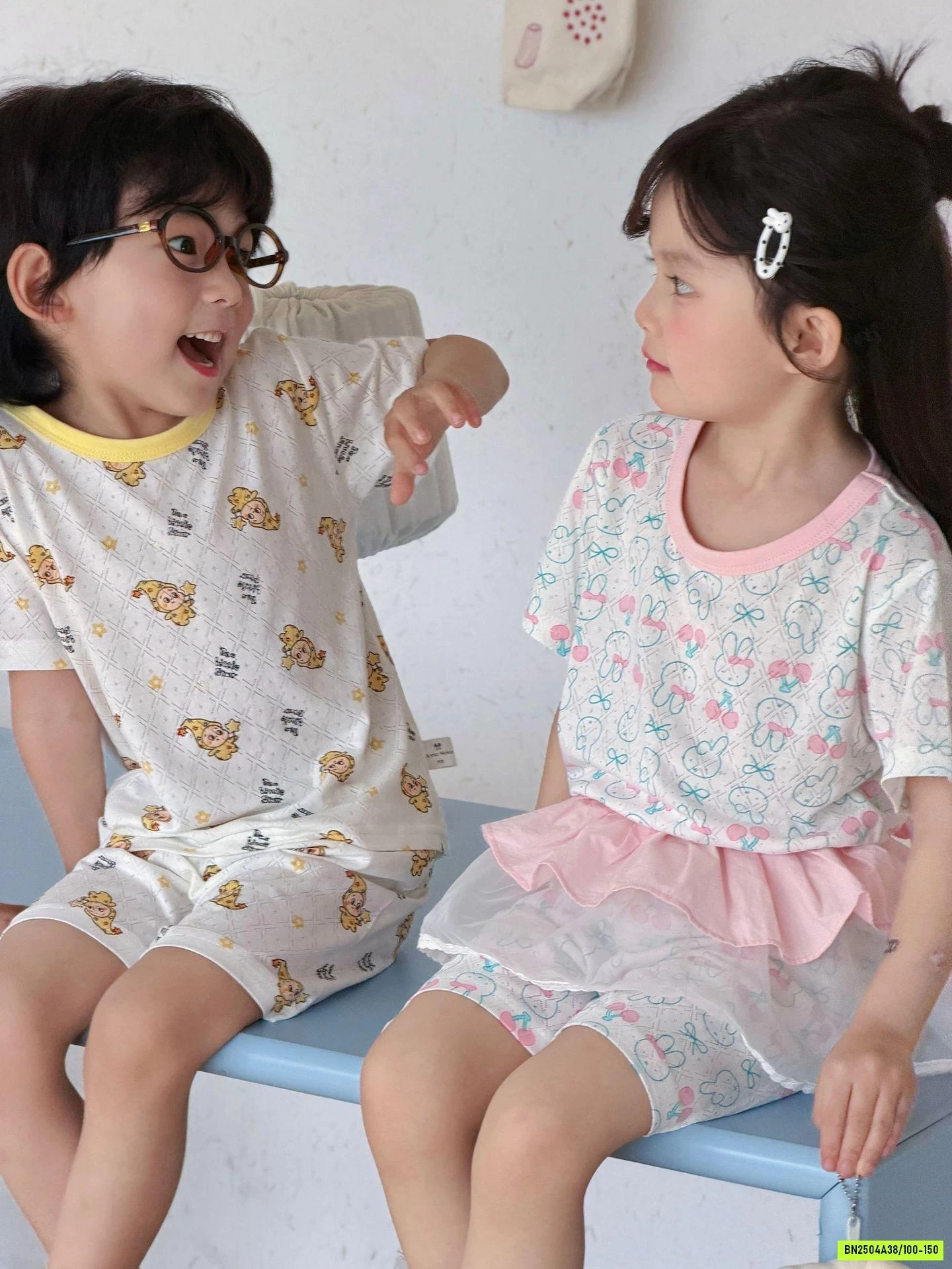 BỘ COTTON GIẤY THÔNG HƠI HOẠT HÌNH