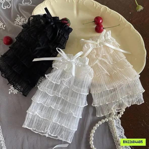 TẤT ỐNG VOAN REN XINH XẮN