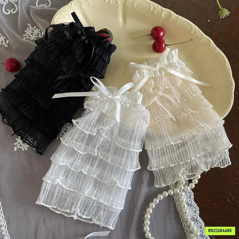 TẤT ỐNG VOAN REN XINH XẮN