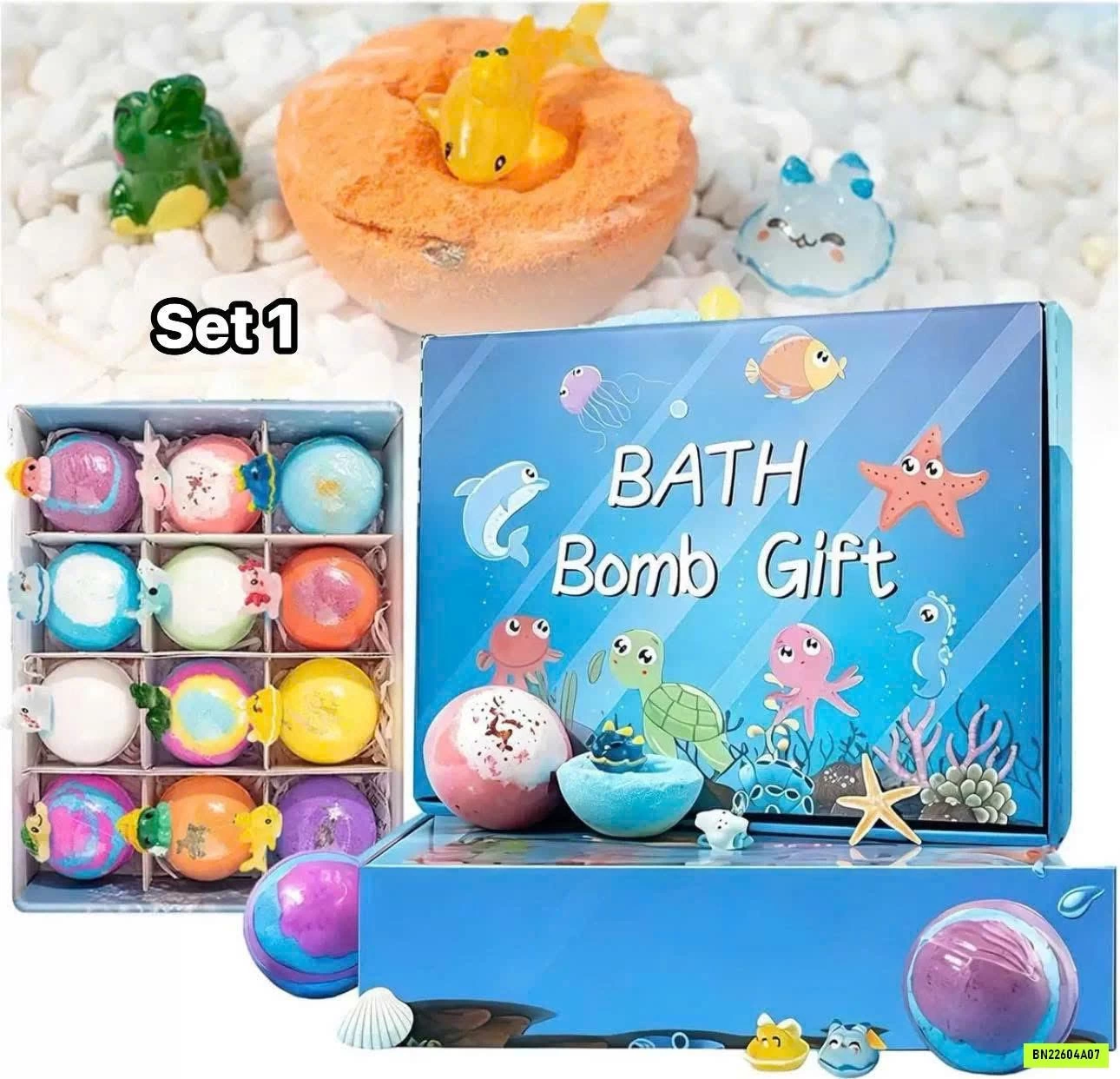 SET 12 BỌT BIỂN TẮM CHO BÉ