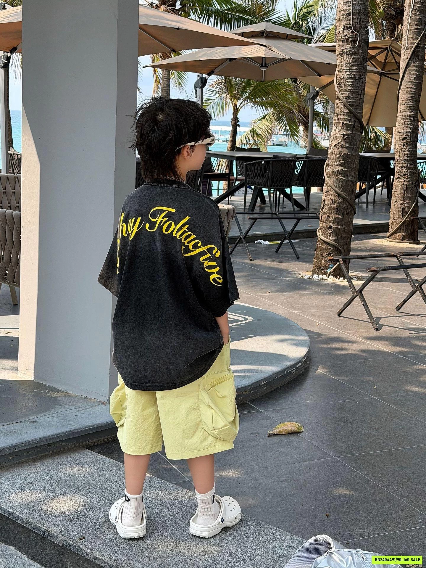 ÁO THUN BẠC MÀU IN CHỮ LƯNG FANSHU