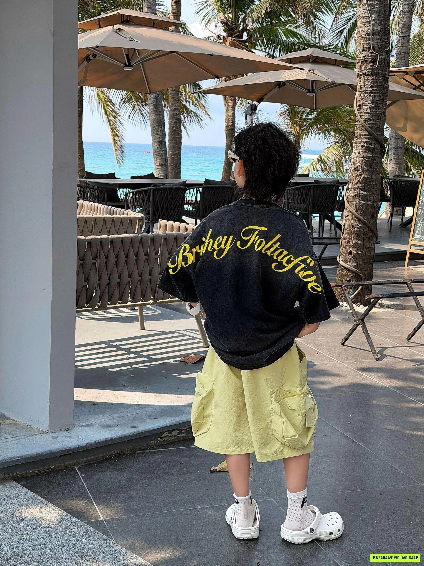 ÁO THUN BẠC MÀU IN CHỮ LƯNG FANSHU