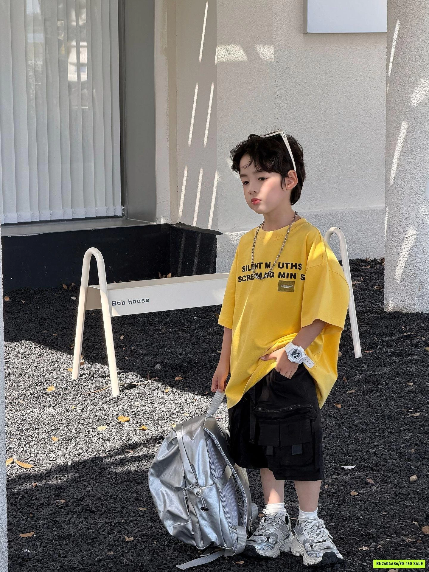 ÁO THUN VÀNG IN CHỮ ĐEN FANSHU