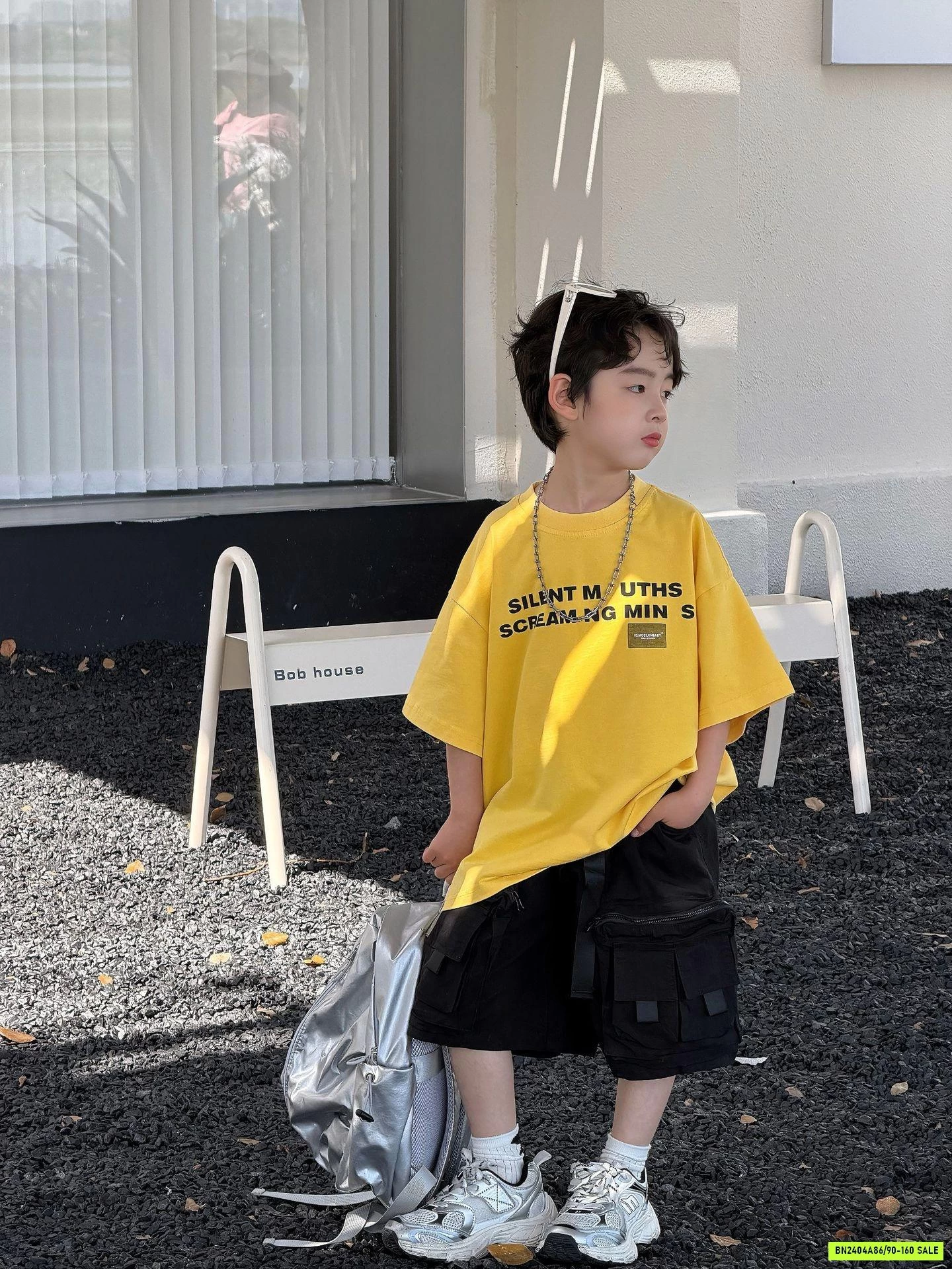 ÁO THUN VÀNG IN CHỮ ĐEN FANSHU